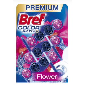 Bref color Aktiv Fresh Flowers WC Blok 3x50g obraz