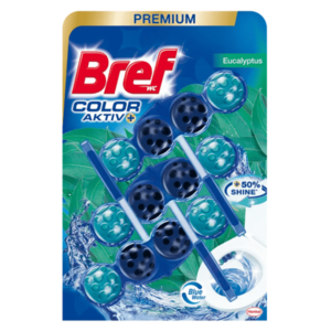 Bref Color Aktiv Eucalyptus WC Blok 3x50g obraz