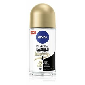 Nivea Invisible Black & White Silky Smooth roll-on 50ml obraz