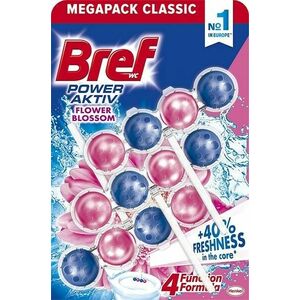 Bref Power Aktiv Flowers WC Blok 3x50g obraz