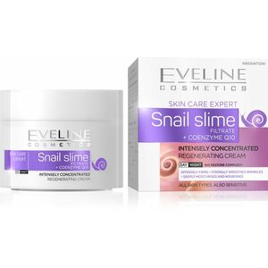 Eveline Cosmetics EVELINE SKIN CARE EXPERT koncentrovaný intenzívne regeneračný krém sliz slimáka a koenzým Q10 50ml obraz