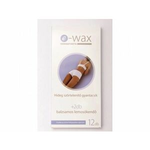 E-WAX Depilačné voskové pásiky na telo 12ks + utierky 2ks obraz