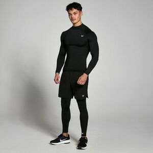 MP Pánské Training High Neck Baselayer Triko s Dlouhým Rukávem – Černé - XS obraz