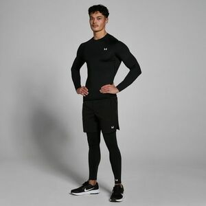 MP Pánské Training Baselayer Triko s Dlouhým Rukávem – Černé - M obraz