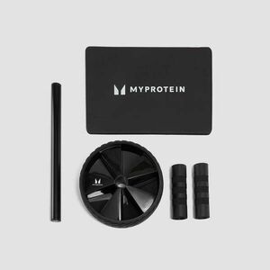 Myprotein Ab Roller a Sada Podložek – Černé obraz