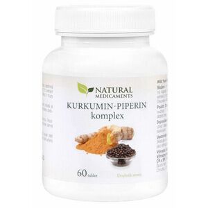 Natural Medicaments Kurkumin-piperin komplex 60 tablet obraz