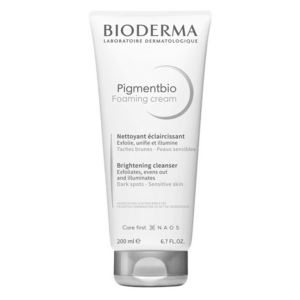 Bioderma Čisticí krém proti tmavým skvrnám Pigmentbio Foaming Cream (Brightening Cleanser) 200 ml obraz