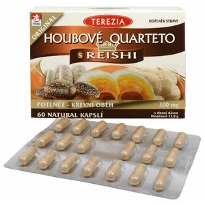 Terezia Company Houbové Quarteto s reishi 60 kapslí obraz