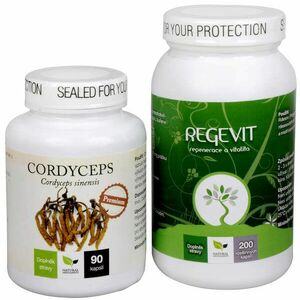 Doporučená kombinace produktů Na Krevní tlak - Cordyceps Premium + Regevit obraz