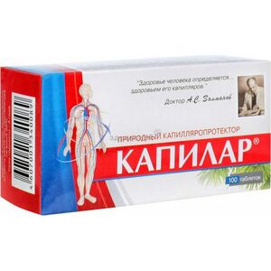 Kapilár, na normalizaci periferického (kapilárního) prokrvování - 100 tablet x 0, 25 g - HealthNA obraz