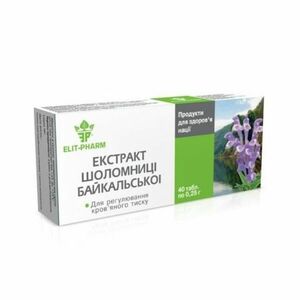 Šišák bajkalský extrakt - 80 tablet - Elit Pharm obraz