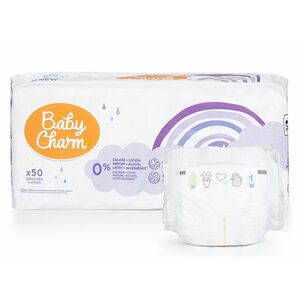 Baby Charm Super Dry Flex vel.1 Newborn 2-5kg (50 ks) obraz