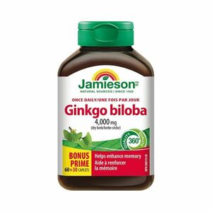 Jamieson Ginkgo Biloba 90 tablet obraz