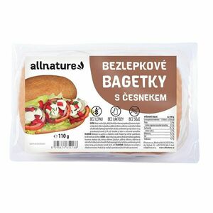 Allnature Bezlepkové bagetky s česnekem 110 g obraz