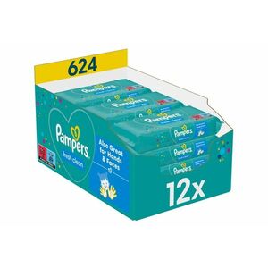 Pampers Fresh Clean vlhčené ubrousky 12x52 ks obraz