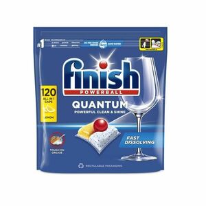 Finish Quantum All in 1 lemon sparkle kapsle do myčky 120 ks obraz