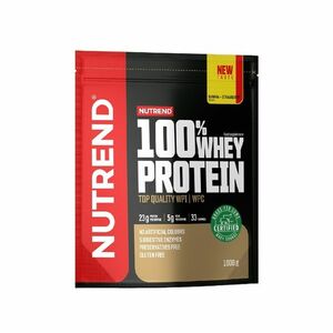 Nutrend 100% Whey Protein banán + jahoda 1000 g obraz