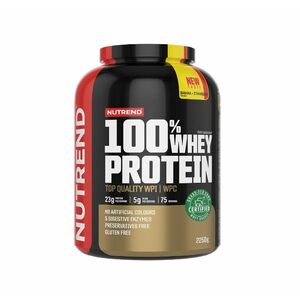 Nutrend 100% Whey Protein banán + jahoda 2250 g obraz