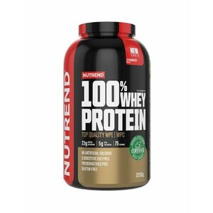 Nutrend 100% Whey Protein jahoda 2250 g obraz