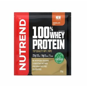 Nutrend 100% Whey Protein karamelové latté 30 g obraz