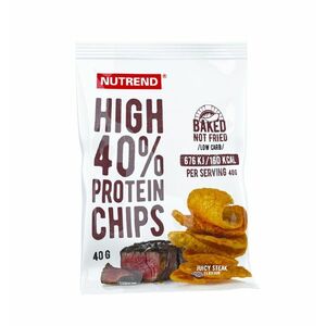 Nutrend High Protein Chips juicy steak 6x40 g obraz