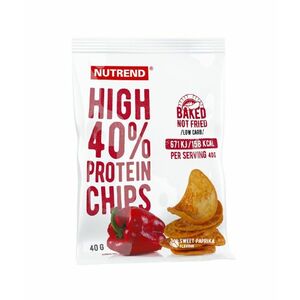 Nutrend High Protein Chips paprika 6x40 g obraz