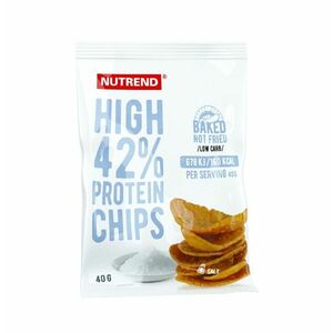 Nutrend High Protein Chips sůl 6x40 g obraz