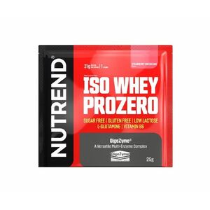 Nutrend Iso Whey Prozero jahodový cheesecake 25 g obraz