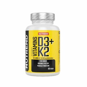 Nutrend Vitamins D3 + K2 bez příchuti 90 kapslí obraz