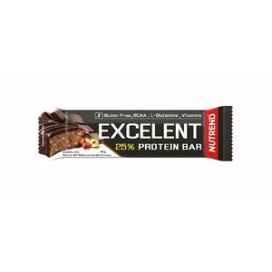 Nutrend Excelent Protein Bar čokoláda s oříšky v mléčné čokoládě 40 g obraz