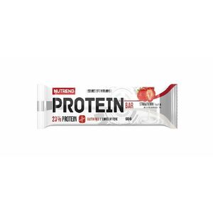 Nutrend Protein Bar jahoda v jogurtové polevě 55 g obraz