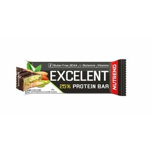 Nutrend Excelent Protein Bar Double mandle + pistácie v mléčné čokoládě 40 g obraz