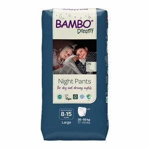 Bambo Dreamy Night Pants Unisex 8–15 let 35–50 kg noční plenkové kalhotky 10 ks obraz