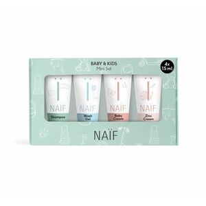 NAIF Miniatury kosmetiky pro děti a miminka Set 4x15 ml obraz