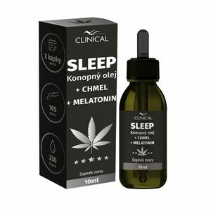 Clinical SLEEP Konopný olej + chmel + melatonin 10 ml obraz