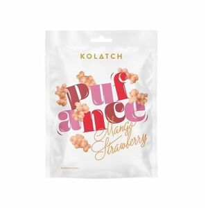 Kolatch Pufance Mango a jahody v bílé čokoládě BIO 45 g obraz