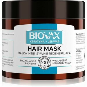 L’biotica Biovax Keratin & Silk regenerační maska pro hrubé vlasy 250 ml obraz