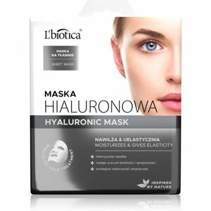 L’biotica Masks Hyaluronic Acid plátýnková maska s hydratačním a vyhlazujícím účinkem 23 ml obraz