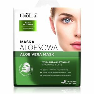 L’biotica Masks Aloe Vera plátýnková maska s regeneračním účinkem 23 ml obraz