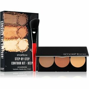 Smashbox Step By Step Contour Kit konturovací paletka se štětečkem odstín Medium/Dark 11.47 g obraz