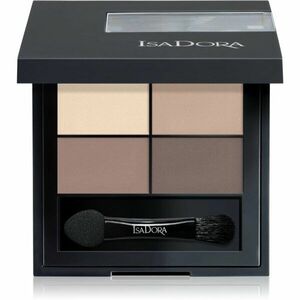 IsaDora Eye Shadow Quartet paletka očních stínů odstín Muddy Nudes 3, 5 g obraz