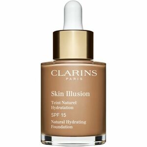 Clarins Skin Illusion Natural Hydrating Foundation rozjasňující hydratační make-up SPF 15 odstín 113C Chestnut 30 ml obraz