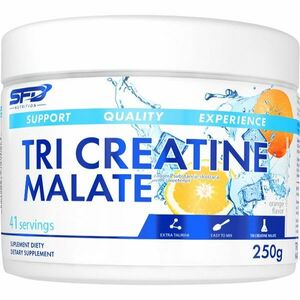 SFD Nutrition Tri Creatine Malate podpora sportovního výkonu a regenerace příchuť Orange 250 g obraz