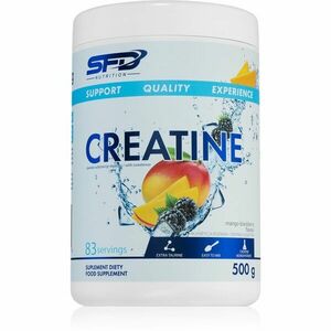 SFD Nutrition Creatine podpora tvorby svalové hmoty příchuť Mango & Blackberry 500 g obraz