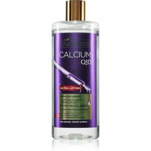 Bielenda Calcium + Q10 Concentrated cleansing and moisturizing micellar fluid čisticí micelární emulze s protivráskovým účinkem 500 ml obraz