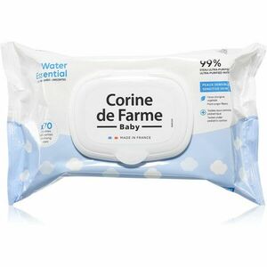 Corine de farme Water Wipes dětské jemné vlhčené ubrousky 70 ks obraz