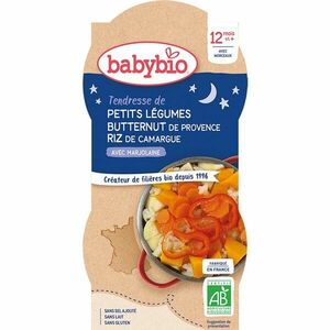 Babybio BIO zelenina s rýží dětský příkrm 2x200 g obraz