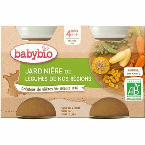 Babybio BIO zeleninová směs dětský příkrm 2x130 g obraz