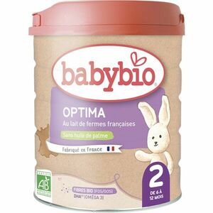 Babybio Optima 2 pokračovací kojenecké mléko s probiotiky a prebiotiky 800 g obraz