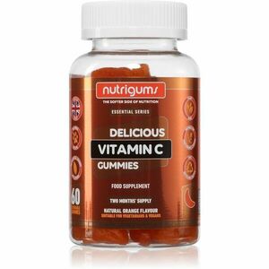 Nutrigums Essential Series Vitamin C žvýkací měkké tobolky s vitaminem C 60 ks obraz